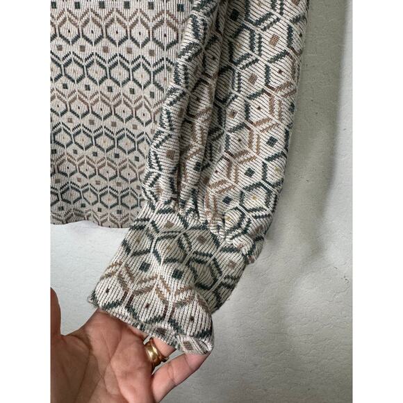 Bobeau Womens Size 1X Long Sleeve Baloon Sleeve Polyester Rayon - Picture 4 of 4